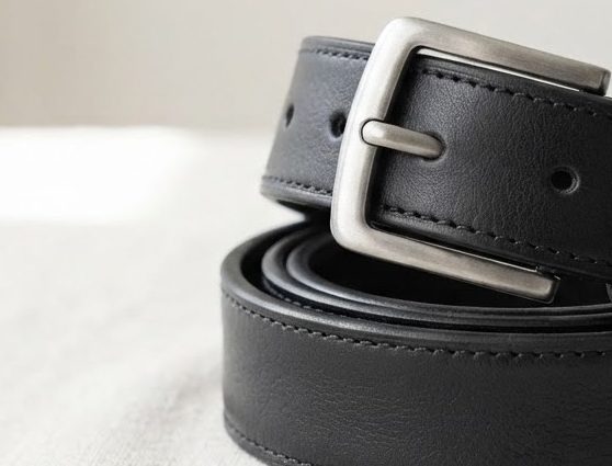 Classic Belt — Black — detail view