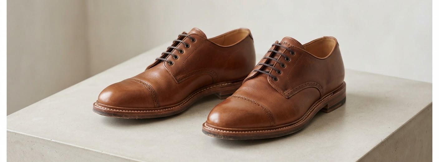 Heritage Derby — Cognac — Footwear